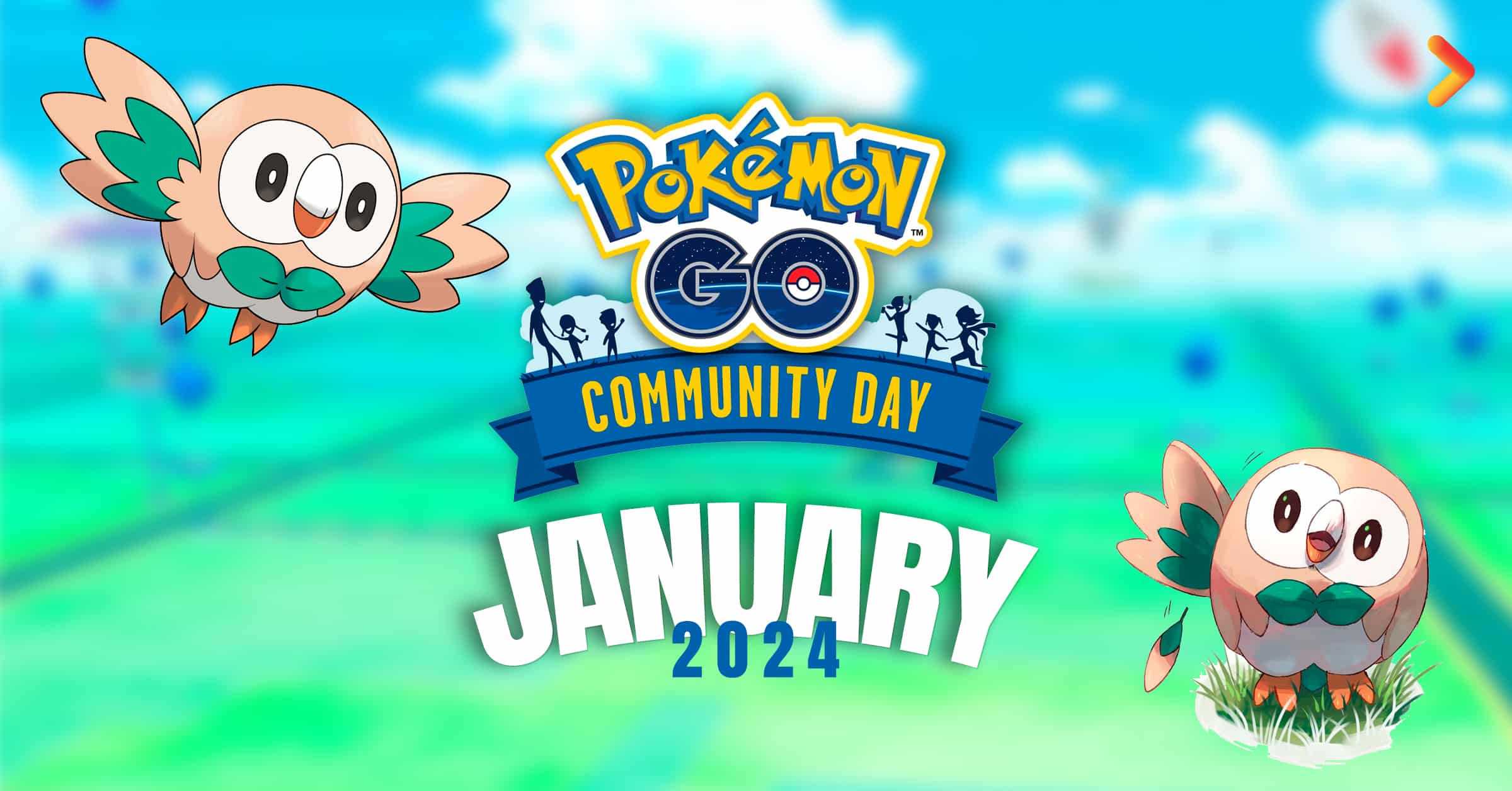 Pokemon Go Rowlet Community Day (January 2024)